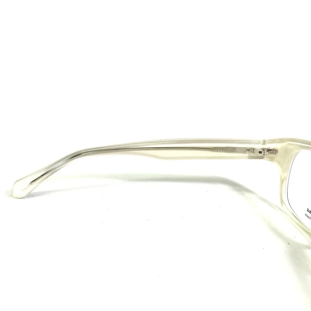 Sama Eyeglasses Frames CHELSEA BER/CRM Black Clear Cream Square 49-16-130